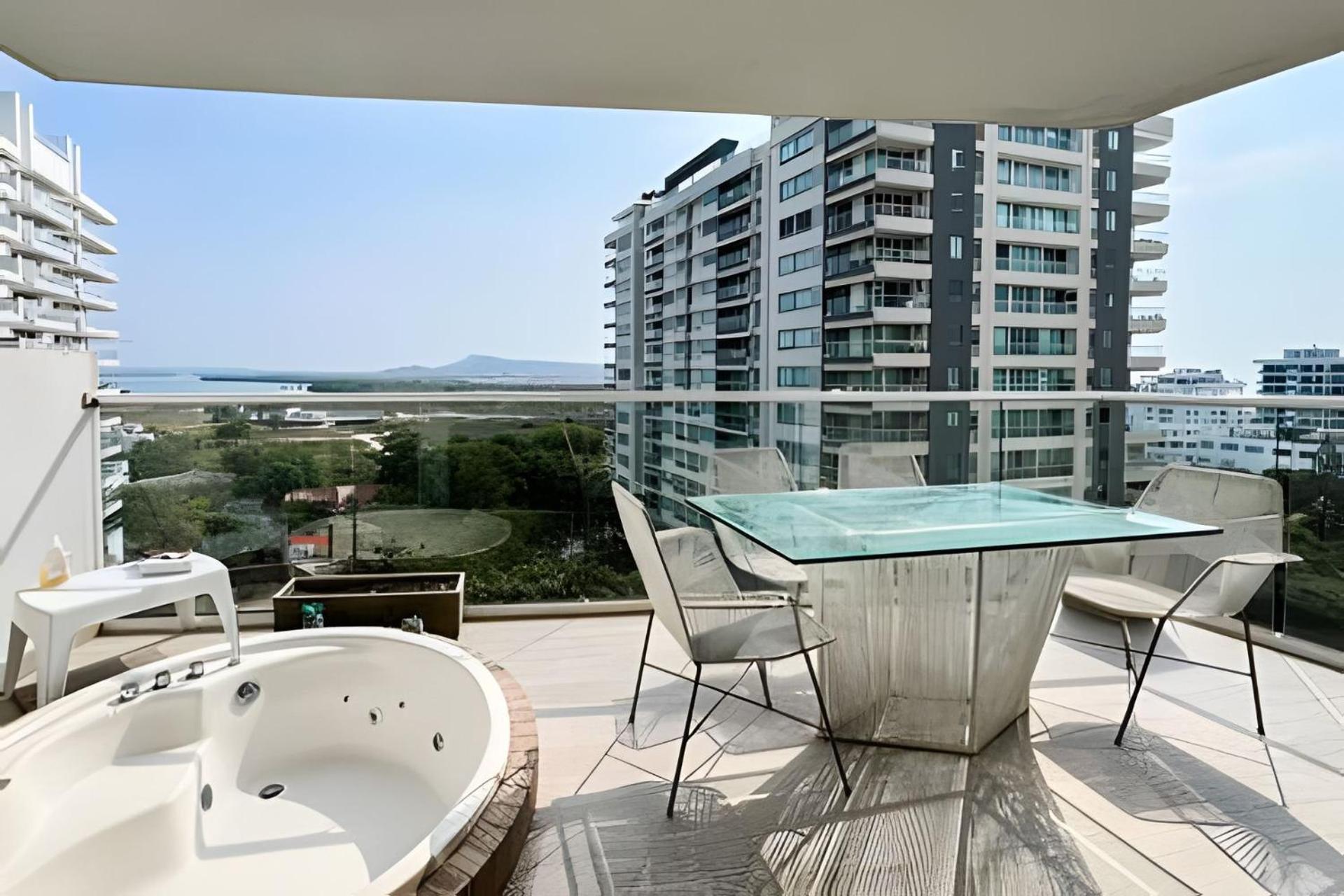 2 Dormitorios Jacuzzi Y Vista Mar. Frente A Playa Cartagena Exteriér fotografie